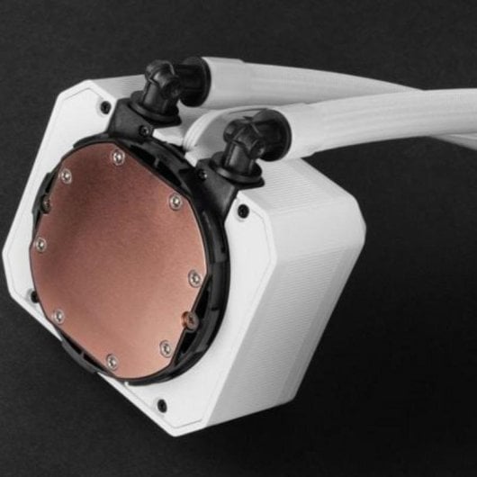 Refroidissement liquide tout-en-un Mars Gaming ML-PROII240, pompe TDP 450 W, 4e génération, 2 ventilateurs, blanc