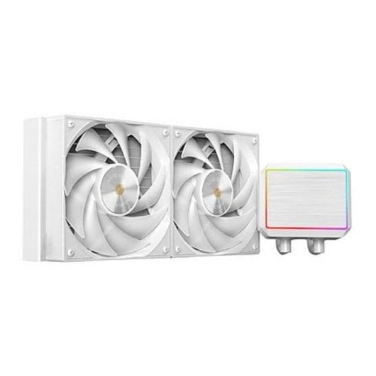 Refroidissement liquide tout-en-un Mars Gaming ML-PROII240, pompe TDP 450 W, 4e génération, 2 ventilateurs, blanc