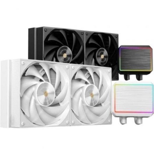 Refroidissement liquide tout-en-un Mars Gaming ML-PROII240, pompe TDP 450 W, 4e génération, 2 ventilateurs, blanc