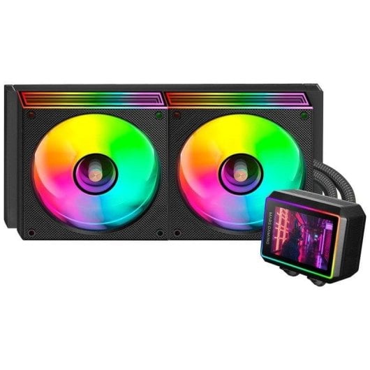 Refrigeración Líquida Mars Gaming ML-VISIONII240 240mm 2 Lüfter ARGB IPS