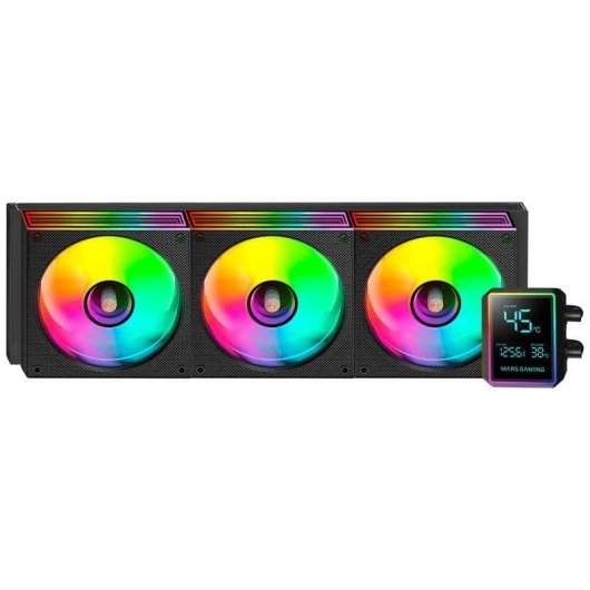 Refrigerazione Liquida Mars Gaming ML-LCDPRO360 360mm 3 Ventole ARGB LCD