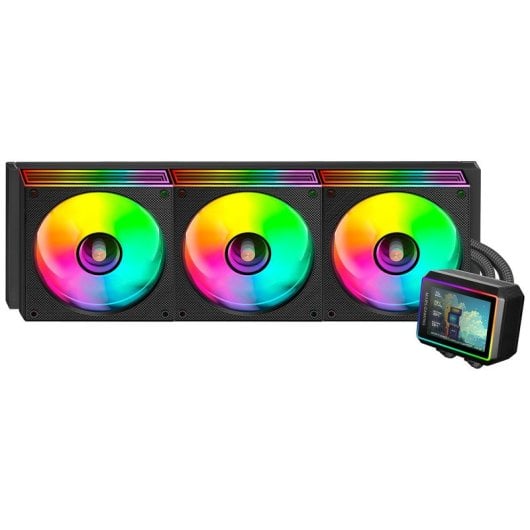 Mars Gaming Ml-visionii360 Refrigeración Líquida Aio 600w Tdp Bomba 4ª Gen 3x Ventiladores Negro