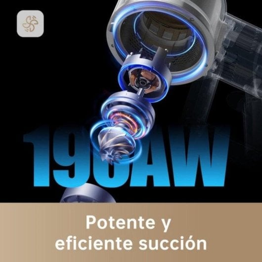 Aspirateur sans Fil Dreame R20 Slim 190W 90 min Filtration Multi-étapes Accessoires Animaux