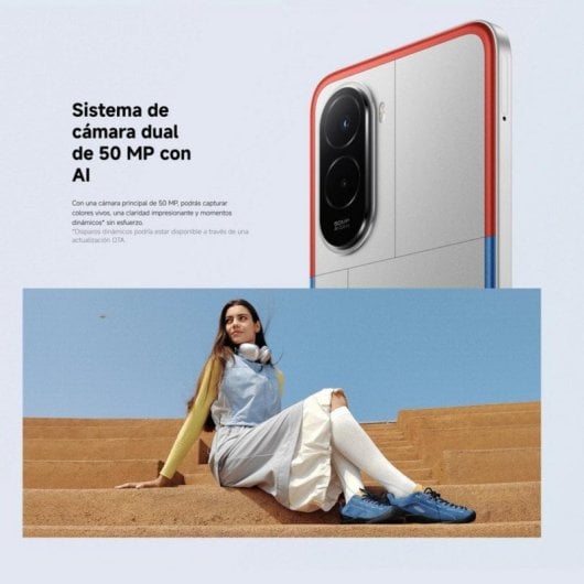 POCO M7 6GB 128GB 6.9" FHD+ 144Hz 4G Dual SIM NFC Cámara 50MP Batería 7000mAh 33W IP64 Azul