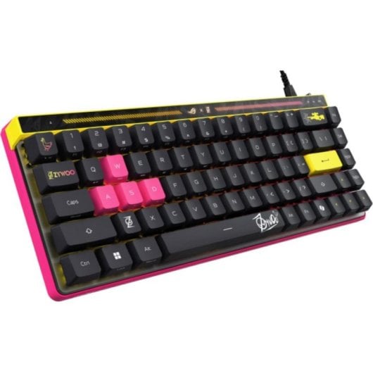 Tastiera meccanica Asus ROG Falchion Ace HFX ZywOo Layout US RGB 65%