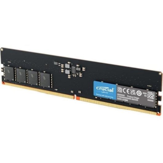 Memoria RAM Crucial CT64G56C46U5 64GB 1x64GB DDR5 5600MHz CL46 DIMM Unbuffered ECC