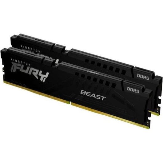 Memoria RAM Kingston FURY Beast 16GB 2x8GB DDR5 6000MHz CL30 AMD EXPO Schwarz