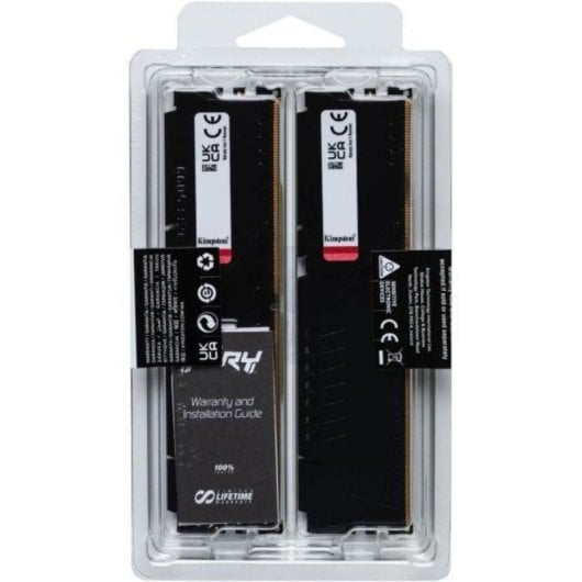 Memoria RAM Kingston FURY Beast 16GB 2x8GB DDR5 6000MHz CL30 AMD EXPO Schwarz