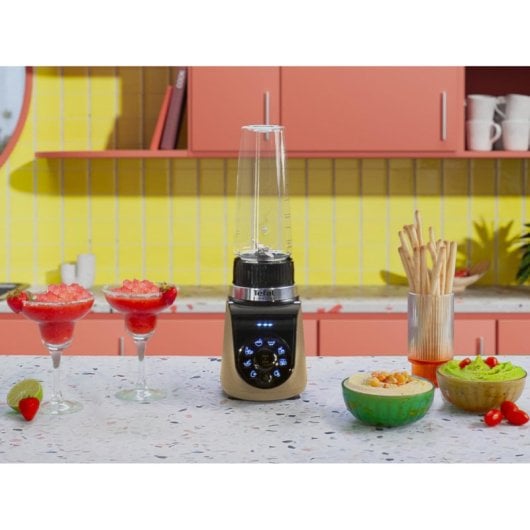 Liquidificador Tefal Blend Up BL190AF0 1000W Powelix 0,85L bege preto