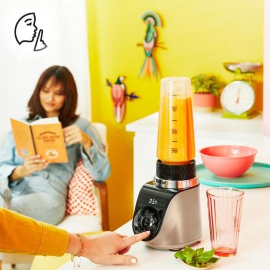 Liquidificador Tefal Blend Up BL190AF0 1000W Powelix 0,85L bege preto