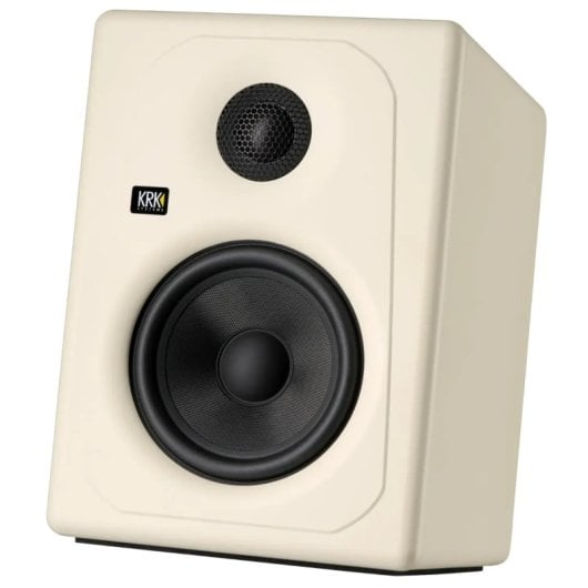 Monitor de estúdio ativo KRK KREATE 5 Bluetooth 5 polegadas 60W Bass Reflex Latte