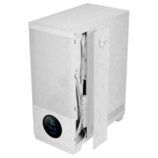 Boîtier PC Tacens Sagitta20 Blanc LED ATX Midi Tower 3x120mm Verre Trempé