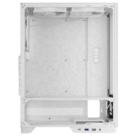 Boîtier PC Tacens Sagitta20 Blanc LED ATX Midi Tower 3x120mm Verre Trempé