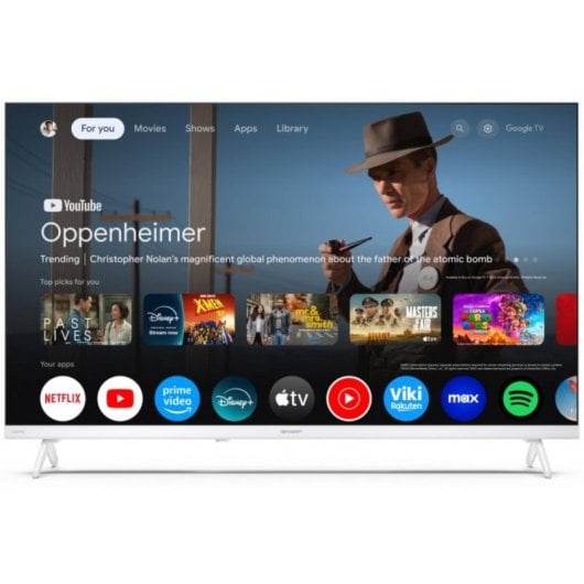 Sharp LED 32HF2265EW 32" HD Ready Smart TV Google TV HDR10