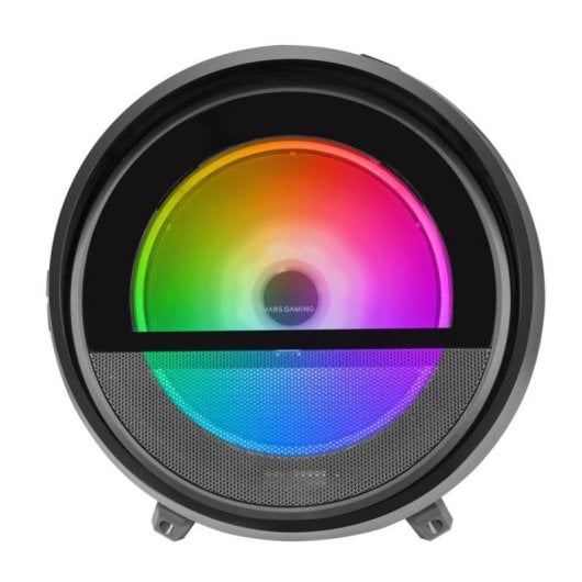 Boîtier PC Mars Gaming MC-CYLON Micro-ATX RGB Turbine Verre trempé Noir