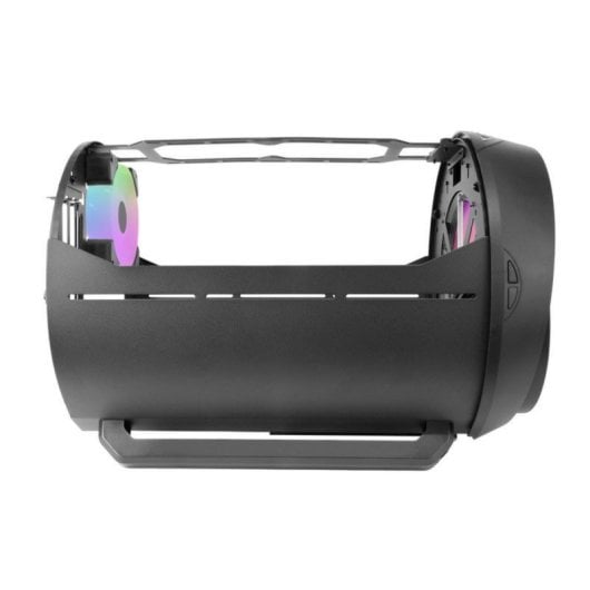 Boîtier PC Mars Gaming MC-CYLON Micro-ATX RGB Turbine Verre trempé Noir