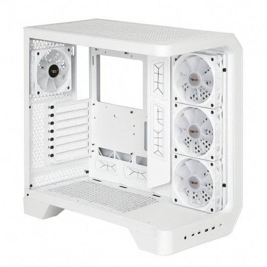 Boîtier darkFlash DY570 White Full Tower Verre Courbé 4x ARGB/PWM