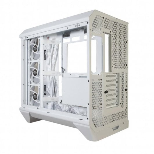 Boîtier darkFlash DY570 White Full Tower Verre Courbé 4x ARGB/PWM