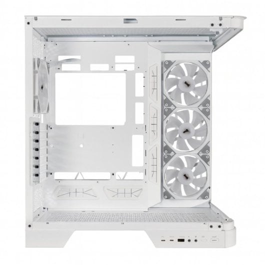 Boîtier darkFlash DY570 White Full Tower Verre Courbé 4x ARGB/PWM