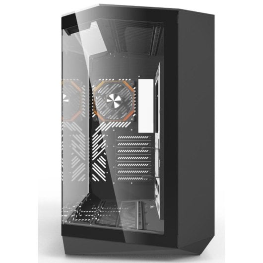 DarkFlash DY470 Full Tower ATX com Vidro Temperado e 4x Ventoinhas ARGB/PWM Preta