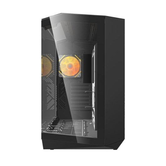 Boîtier PC darkFlash DY470 Black Full Tower Verre trempé ARGB/PWM USB-C