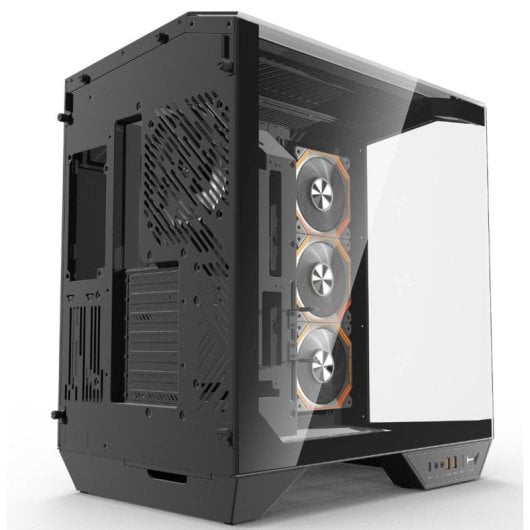 DarkFlash DY470 Full Tower ATX com Vidro Temperado e 4x Ventoinhas ARGB/PWM Preta