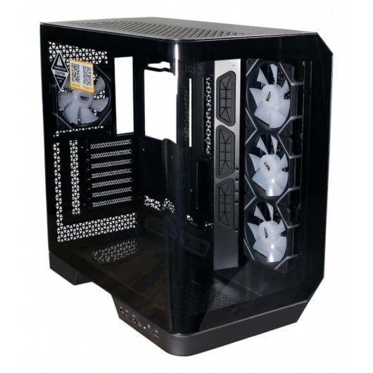 Boîtier PC darkFlash DY570 Black Full Tower Verre Courbé 4x ARGB PWM