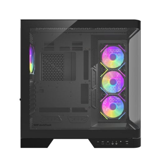 PC Gehäuse darkFlash DY570 Black Full Tower Glas ARGB 4x Lüfter PWM