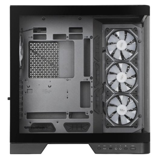 Boîtier PC darkFlash DY570 Black Full Tower Verre Courbé 4x ARGB PWM