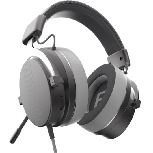 Auriculares Dark Project Vexo com fio USB-C Gaming Cancelamento de Ruído Cinzentos