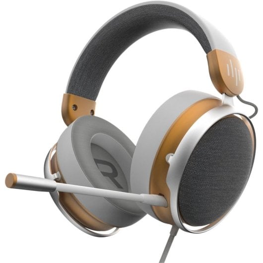 Auriculares Dark Project Sono con cable con sonido envolvente para gaming y micrófono con reducción de ruido blancos