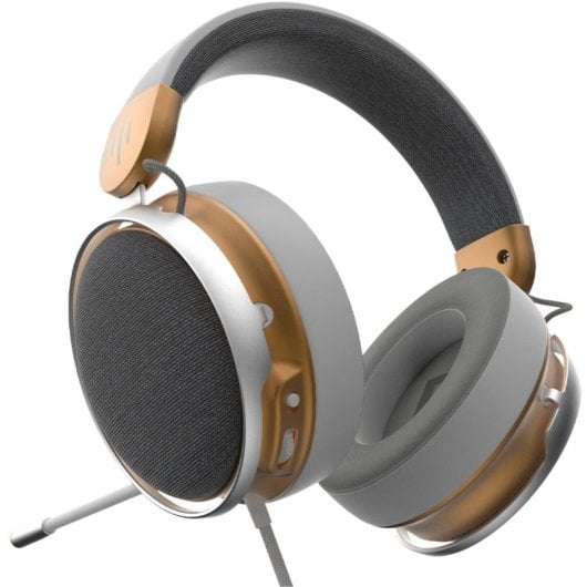 Auriculares Dark Project Sono con cable con sonido envolvente para gaming y micrófono con reducción de ruido blancos