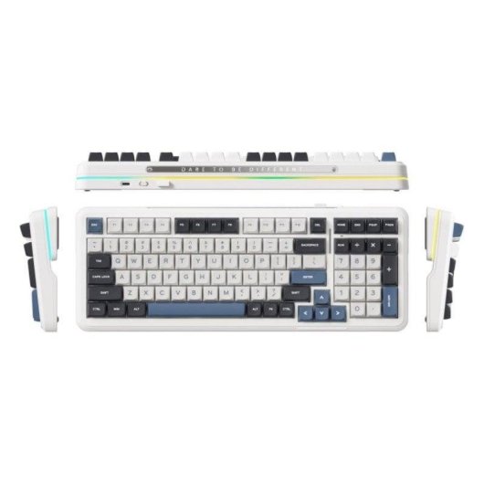 Teclado MCHOSE K99 mecânico compacto 98% tri-modo RGB Ingles US