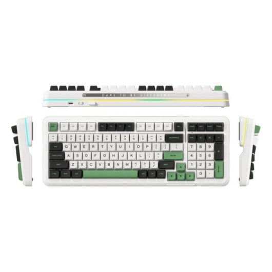 Teclado mecánico MCHOSE K99 Layout ES RGB inalámbrico tri-modo