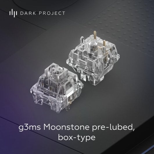 Teclado mecánico Dark Project Bushido G3MS Layout EN RGB Aluminio inalámbrico