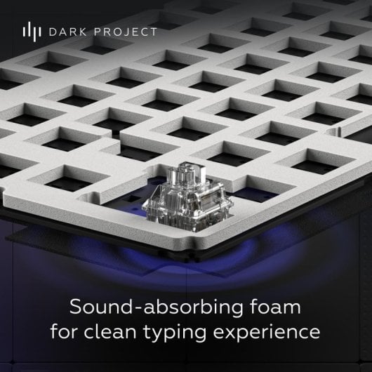 Teclado mecánico Dark Project Bushido G3MS Layout EN RGB Aluminio inalámbrico