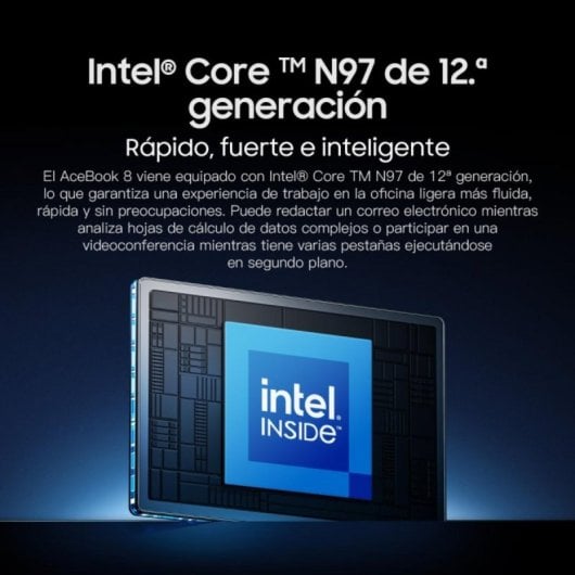 Blackview Acebook 8 Intel Core N97 16GB 512GB SSD Teclado Inglés Auriculares