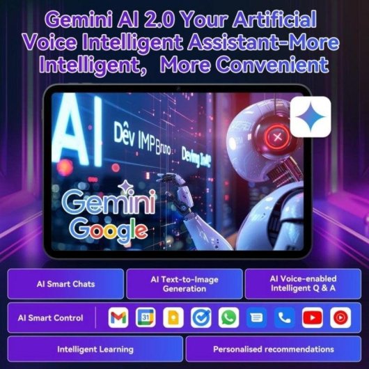 Tablet TABWEE T60 Pro WiFi + 5G 13.4" 8GB 256GB Negro