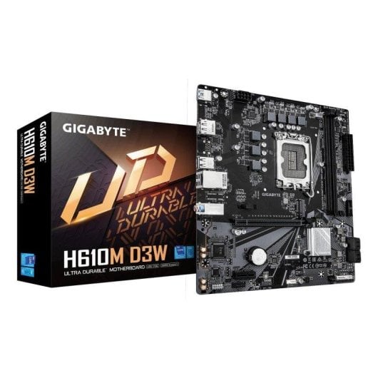 Motherboard Gigabyte H610M D3W Intel H610 LGA1700 DDR5 Micro-ATX M.2 Gigabit LAN