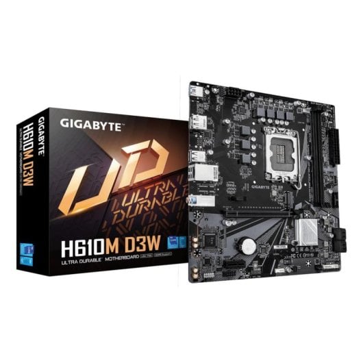 Motherboard Gigabyte H610M D3W Intel H610 LGA1700 DDR5 Micro-ATX M.2 Gigabit LAN