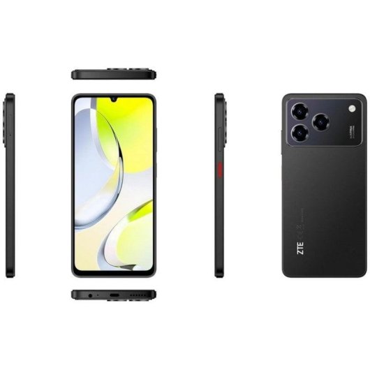 ZTE Blade A76 4G 4GB 128GB 6.75" Noir