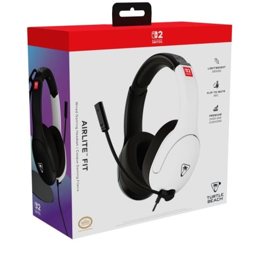 Casque Turtle Beach Airlite Fit avec microphone pliable 40 mm pour Switch/Switch 2