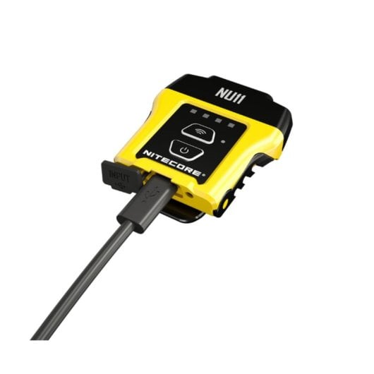 Stirnlampe Nitecore NU11 Schwarz Gelb 150 lm USB Li-Ion IPX5 Dual-Licht