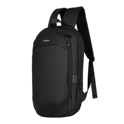 Mochila Addison 316015 15.6" Polyester Noir USB Étanche et Expandable