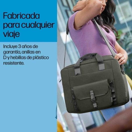 Bolsa modular HP 15.6" Green Grey impermeable ligera para portátil