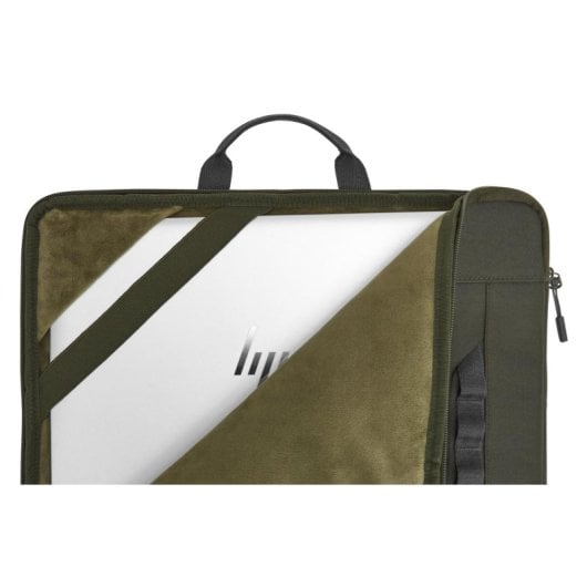 Funda portátil HP Modular 15,6" verde/gris impermeable asas y correa