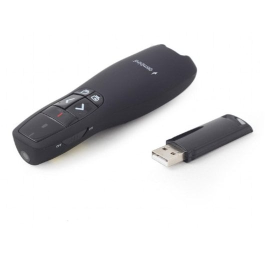 Mando remoto Gembird WP-L-12 IR inalámbrico para pantallas