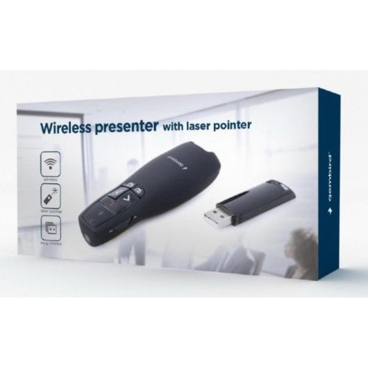 Mando remoto Gembird WP-L-12 IR inalámbrico para pantallas