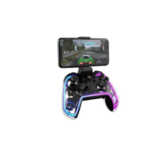 Manette Havit 6939119064648 Bluetooth Multiplateforme Transparent LED
