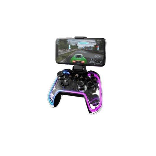 Manette Havit 6939119064648 Bluetooth Multiplateforme Transparent LED